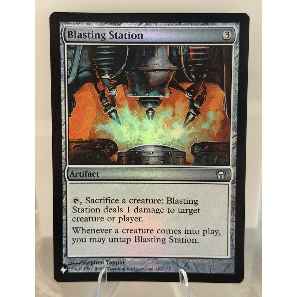 Magic: The Gathering Blasting Station Artifact The List‎ Reprints Foil #107